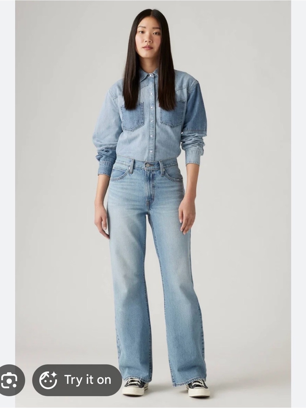 Levi's Light Blue High-Rise 94’ baggy